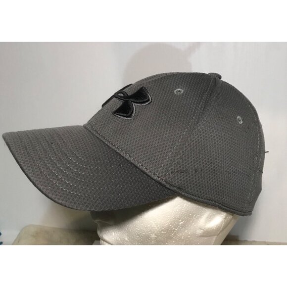 Under Armour Mens Gray Mesh Baseball Cap MD/LG - Picture 2 of 11